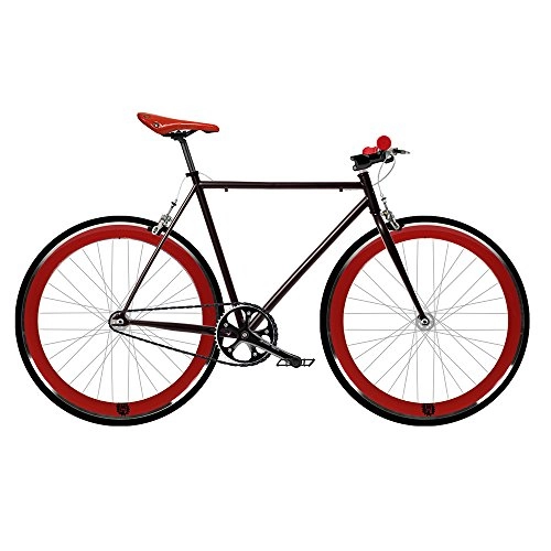 Bicicletas de carretera : Mowheel Bicicleta Fix 2 roja. Monomarcha Fixie / Single Speed. Talla 53