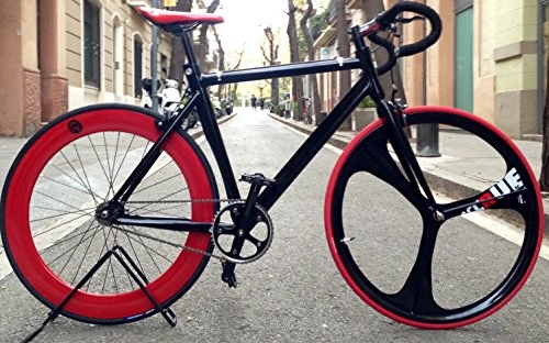 Bicicletas de carretera : mowheel Bicicleta Fixie-Acrue Pista 3 Black. Monomarcha Fixie / Single Speed.