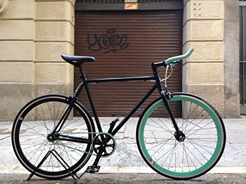 Bicicletas de carretera : MOWHEEL Bicicleta Fixie Single Speed Talla 56