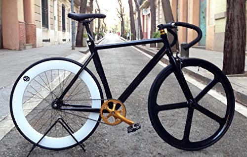 Bicicletas de carretera : Mowheel Bicicleta Monomarcha Single Speed Aluminio FB-Fixie ALU-5 T-54cm