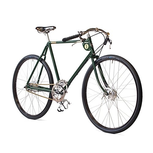 Bicicletas de carretera : Pashley Speed 5 – Señor bicicleta en el estilo clásico Gentlemen de bicicleta, deportivo y acero – de 5 marchas de, marco 20, 5, Verde Deportivo – Acero – Rápido