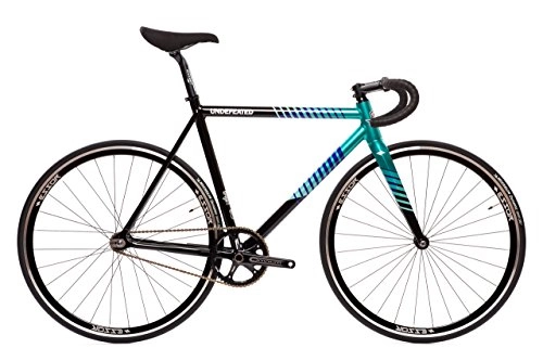 Bicicletas de carretera : State Bicycle Undefeated 2.0 - Bicicleta de Carretera, Color Plateado, Talla 55 cm