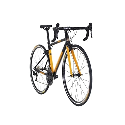 Bicicletas de carretera : TABKER Bicicleta de carretera Bicicleta de carretera de aluminio de 22 velocidades vs bicicleta de carreras ultraligera (Color: naranja)