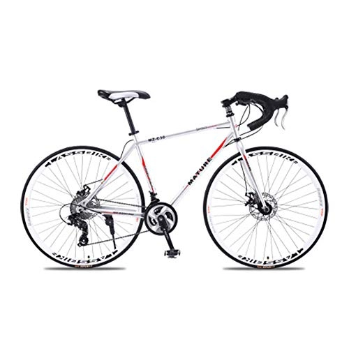 Bicicletas de carretera : Ti-Fa Bicicleta de Carretera Marco de aleación de Aluminio 21 / 27 / 30 / 33 Cambio de Velocidad Bicicleta Deportes al Aire Libre Ciclismo Bicicleta de Carreras, 30 Speed