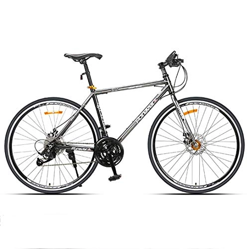 Bicicletas de carretera : WRJY Bicicleta de Carretera de Aluminio de Velocidad Variable con Freno de Disco Dual, 27 velocidades