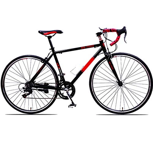 Bicicletas de carretera : WRJY Bicicleta de montaña con amortiguación para Adultos Velocidad Variable u200b u200b Bicicleta de aleación de Aluminio Manillar Bicicleta de Carretera, 21 velocidades
