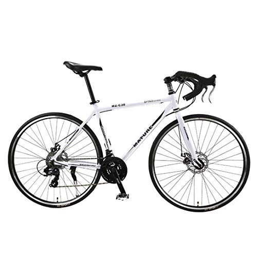 Bicicletas de carretera : WRJY Manillar de Bicicleta de montaña con absorción de Impactos de Velocidad Variable de aleación de Aluminio para Hombres y Mujeres, 21 velocidades