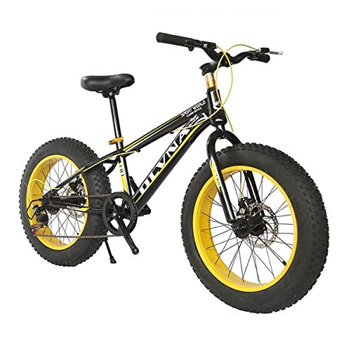 Bicicletas de montaña : 24 Velocidad gran rueda de la bicicleta de bicicletas de montaña MTB del marco de la nieve del crucero de bicicletas acero de alto carbono con 4, 0 Fat Tire y el asiento ajustable for la playa de campo