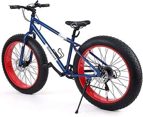 Bicicletas de montaña : 26 Inch 7-Speed Mountain Bike Fatbike MTB Fat Tyres Bike Fat Bike