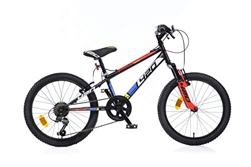 Bicicletas de montaña : 420US-0406 20 pulgadas 27 cm Chicos 6SP Freno de llanta Negro