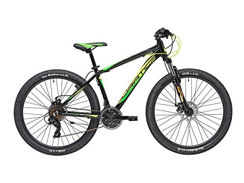 Bicicletas de montaña : Adriatica - Bicicleta MTB Wing RCK 27, 5 Aluminio 21 V Amarillo Verde, M