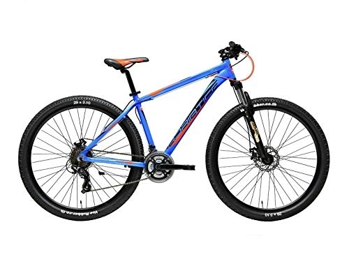 Bicicletas de montaña : Adriatica Bicicleta MTB Wing RCK 29 Shimano 24 V Aluminio Azul Rojo Talla M