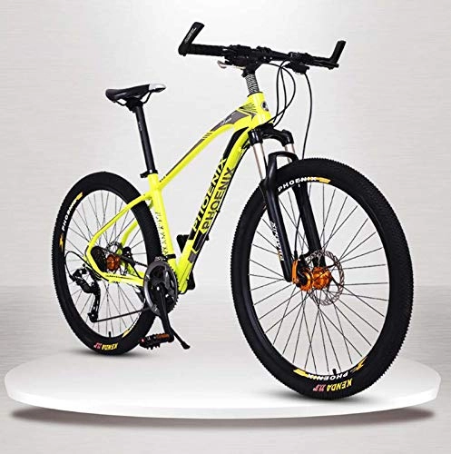 Bicicletas de montaña : Adulto Bicicleta de montaña, de Peso Ligero de aleación de Aluminio de Bicicletas Campo a través, Frenos Delantero y Traseros de Discos montaña de la Bicicleta, 27.5Inch Ruedas, A, 27 Speed