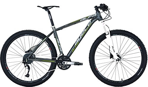 Bicicletas de montaña : Agece Alfa 27.5 Two Suntour Bicicleta, Hombre, Plata / Verde, 19"
