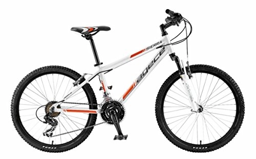 Bicicletas de montaña : Agece Sierra 26 Bicicleta, Hombre, Blanco / Naranja, 18