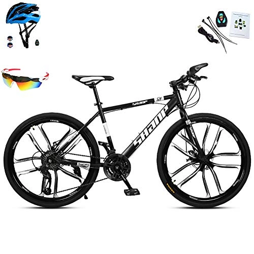 Bicicletas de montaña : AI-QX Bicicleta Montaña 26", 30V, Doble Freno Disco, Negro