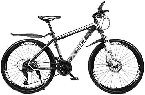 Bicicletas de montaña : aipipl Bicicleta de montaña Bicicleta MTB para Adultos Bicicletas de Carretera Bicicletas con Amortiguador de Ciudad Velocidad Ajustable para Hombres y Mujeres Freno de Disco Doble Bicicleta todote