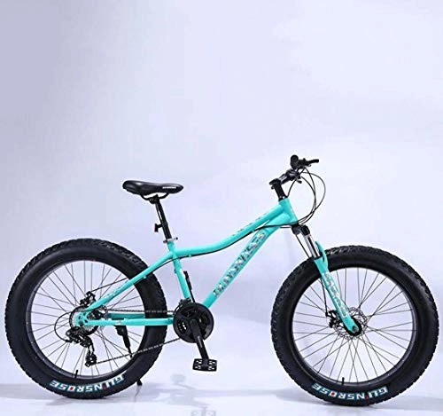 Bicicletas de montaña : AISHFP Bicicleta de montaña con neumáticos gordos para Hombres Adultos, Bicicletas Todoterreno para la Nieve en la Playa de 26 Pulgadas, C, 30 Speed