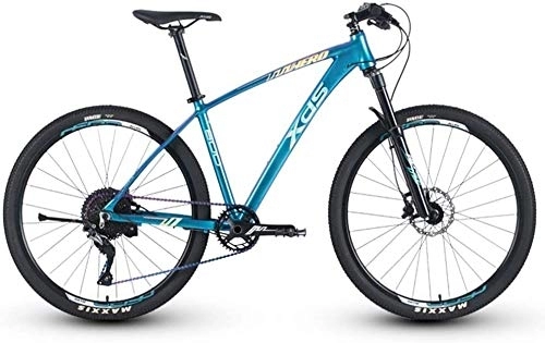 Bicicletas de montaña : Aluminio 11 bicicletas de montaña velocidad, 27.5 pulgadas ruedas grandes de bicicletas de montaña Rígidas, for hombre de la montaña carril bici, asiento ajustable, 17 Pulgadas, (Color : 17 Inches)