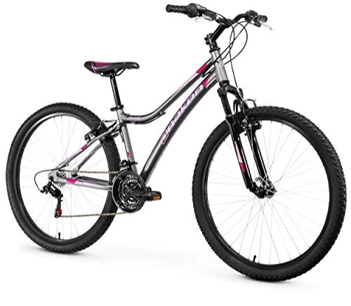 Bicicletas de montaña : Anakon Enjoi Bicicleta de montaña, 27.5 pulgadas, Mujer, Gris, S