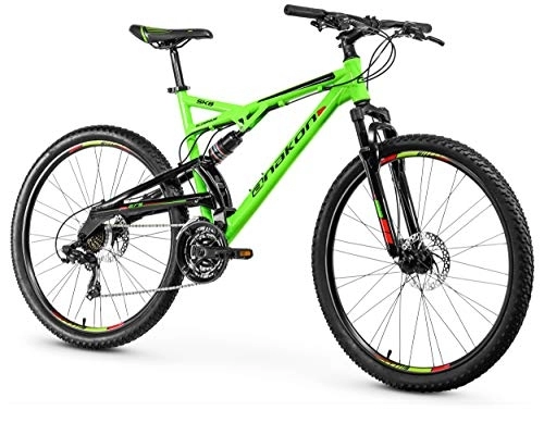 Bicicletas de montaña : Anakon SK8 Bicicleta de montaña, Hombre, 27.5 Pulgadas, Verde, L