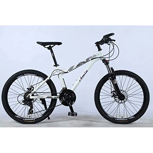 Bicicletas de montaña : ASDF Bicicleta de montaña para Adultos - Bicicleta de montaña de 24 Pulgadas y 27 velocidades para Adultos, Marco Completo de aleación de Aluminio liviano, suspensión Delantera de Rueda, biciclet