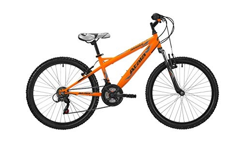 Bicicletas de montaña : Atala 2019 - Bicicleta de montaña para nio de 24 Pulgadas, 18 V, Color Naranja
