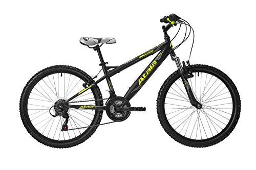 Bicicletas de montaña : Atala 2019 - Bicicleta de montaña para nio de 24 Pulgadas, 18 V, Color Negro y Amarillo