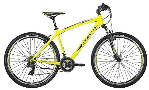Bicicletas de montaña : ATALA - Bicicleta de montaña Starfighter 2019 27.5" VB, 21 velocidades, Medida S 16" 155 cm a 170 cm, Color Amarillo neón - Negro