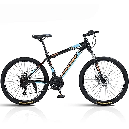 Bicicletas de montaña : Bananaww Bicicleta de Montaña de 24 / 26 / 27.5 Pulgadas, Estructura de Acero con Alto Contenido de Carbono, Bicicleta de Montaña Hardtail, Mountainbike con Frenos de Disco Completa