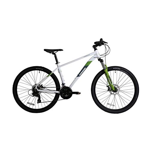 Bicicletas de montaña : Barracuda Arizona Alloy MTB BICICLE, Unisex, Blanco, 17.5in