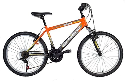 Bicicletas de montaña : Bicicleta Bicicleta 26Schiano integral Dual duro freno de disco, Arancio
