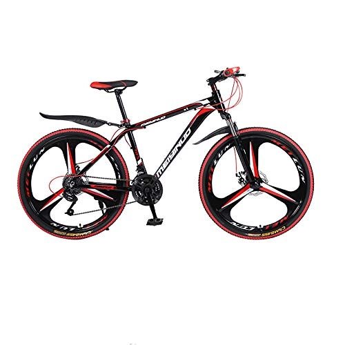Bicicletas de montaña : Bicicleta de Acero de 26 Pulgadas Bicicleta de montaña de 21 / 24 / 27 velocidades Bicicleta de Acero Frenos de Doble Disco Bicicletas de Carretera de Velocidad Variable Bicicleta de carrera-002_21