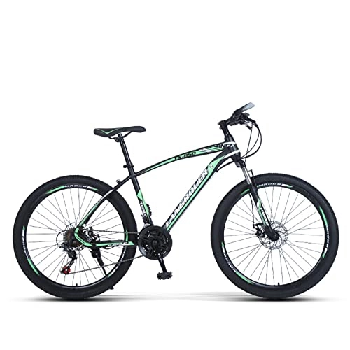 Bicicletas de montaña : Bicicleta De Montaña 26" Hombre 21 / 24 / 27-Velocidad All-Terrain Bike Mountain Bike De Acero De Alto Carbono con Tenedor De Suspensión Bloqueable, A, 24 Speed