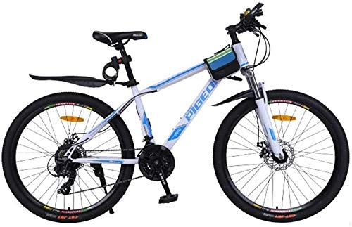 Bicicletas de montaña : Bicicleta de montaña Bicicleta Aleación de Aluminio Llanta de Cambio Una Rueda 26 Pulgadas Estudiantes Adultos Blue-OneSize-Talla_única_Blue