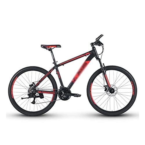 Bicicletas de montaña : Bicicleta de montaña de 21 velocidades de 26 pulgadas de rueda de doble suspensión bicicleta con marco de aleación de aluminio adecuado para hombres y mujeres entusiastas del ciclismo (color naranja)