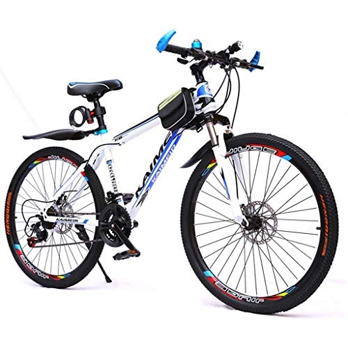 Bicicletas de montaña : Bicicleta de montaña Mountainbike 26" las bicicletas de montaña for mujer for hombre Barranco delantera de la bici de doble suspensión del marco del freno de disco 21 velocidades de acero al carbono