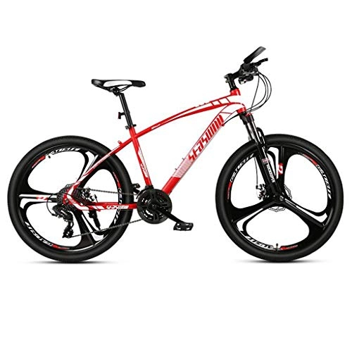 Bicicletas de montaña : Bicicleta de montaña Mountainbike Bicicleta 26” bicicleta de montaña, bicicletas de carbono marco de acero duro-cola, doble disco de freno y la horquilla delantera 21 de velocidad, velocidad 24, 27 de