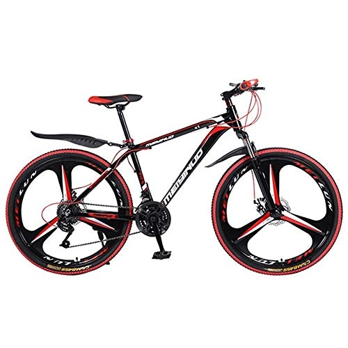 Bicicletas de montaña : Bicicleta de montaña Mountainbike Bicicleta 26" for mujer for las bicicletas de montaña del marco de aleación de aluminio Barranco bicicletas de doble disco de freno y suspensión delantera 21 / 24 / 27 ve