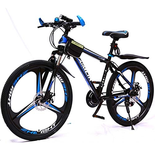 Bicicletas de montaña : Bicicleta de montaña Mountainbike Bicicleta Bicicletas de montaña de 26" que absorbe los golpes Barranco delantera de la bici de suspensión 21 velocidades de las ruedas de doble freno de disco Unidad