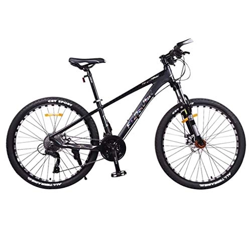 Bicicletas de montaña : Bicicleta de montaña Mountainbike Bicicleta MTB / Bicicletas, marco de aluminio de aleación dura de cola de la bici, suspensión delantera y doble freno de disco, de 26 pulgadas ruedas, velocidad 27 MT