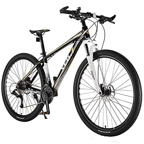 Bicicletas de montaña : Bicicleta de Montaña para Adultos de 27, 5 Pulgadas Bicicleta de Montaña para Todo Terreno de 30 Velocidades con Horquilla de Suspensión Bicicleta de Montaña, Bicicletas de Aleación de Aluminio, Blanco