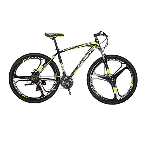 Bicicletas de montaña : Bicicleta de montaña X1 21_Speed Dual Disc Brake 3_spoke ruedas 27.5" Bicicleta de montaña