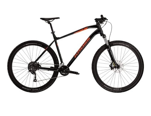 Bicicletas de montaña : Bicicleta de montaña XC KROSS Level 1.0, color negro