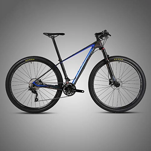 Bicicletas de montaña : Bicicleta Montaña 27.5 / 29'', Shimano SLX / M7000-22 Velocidad, Freno de Disco de Aceite Shimano, Full Suspension, Fibra de Carbon, Azul, 29inch*19inch