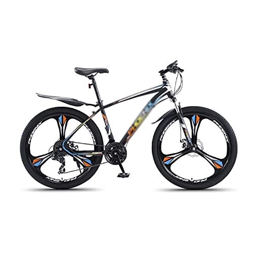 Bicicletas de montaña : Bicicleta Montaña Bicicleta De Montaña Adulta 27.5 Pulgadas Ruedas Para Hombre / Para Mujer Marco De Acero Al Carbono 24 / 27 Velocidad Con Frenos De Disco Delanteros Y Tras(Size:27 Speed, Color:naranja)