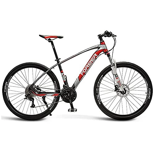 Bicicletas de montaña : Bicicletas de Montaña Bicicletas de montaña para adultos de 26 pulgadas para mujeres y hombres, bicicletas de montaña con freno de disco doble de 30 velocidades, bicicletas de carret(Color:rojo)
