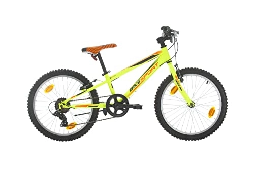 Bicicletas de montaña : BIKE SPORT LIVE ACTIVE Bikesport Rocky 20" - Bicicleta de montaña para niño niña, Shimano 18 velocidades, Cuadro 14'' Acero, Frenos V-Brake (BLU Scuro)