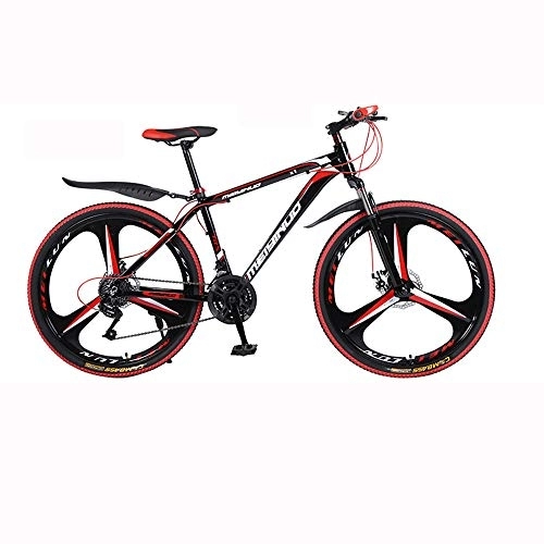 Bicicletas de montaña : BIU Bicicleta De Montaña De 26 Pulgadas, Bicicleta De Aleación De Aluminio con Marco De Acero Al Carbono con Cambio, Bicicleta De Carretera De Doble Freno para Adultos, 3, 27 Speed
