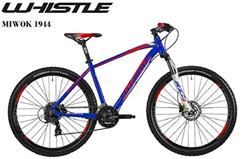 Bicicletas de montaña : ciclos puzone Whistle miwok 1944Gama 2019, Blue- Neon Red, 35 CM - XS